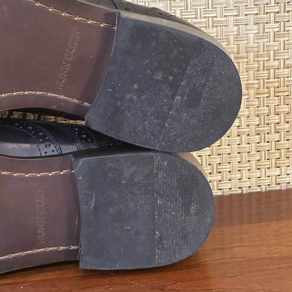 🌟HP🌟Nunn Bush Black Leather Nelson Wingtip Dress Casual Oxford 10M - Picture 13 of 13